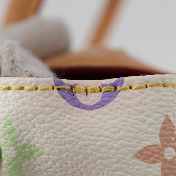 LOUIS VUITTON Monogram Multicolor Beverly GM Hand Bag White M40201 Auth BA2117V - Picture 5 of 16